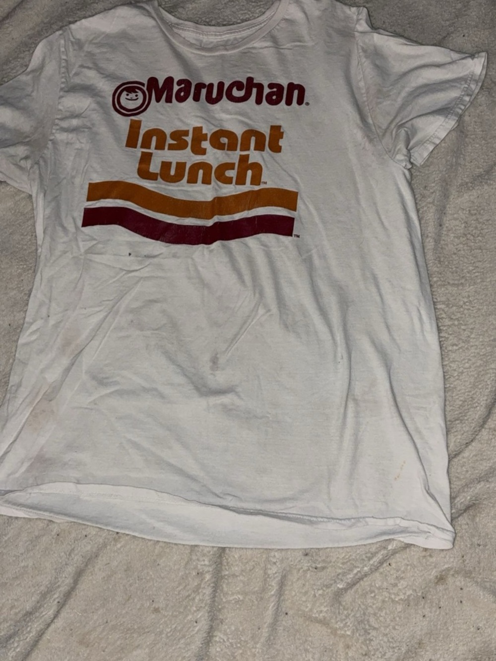 Instant Lunch White Graphic Tee - Short Sleeve